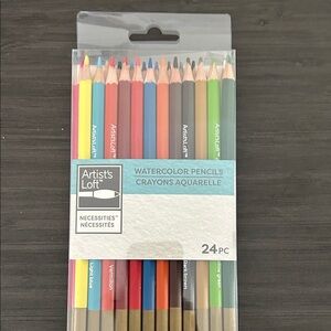 Watercolor Pencils - 24 Vibrant Colors